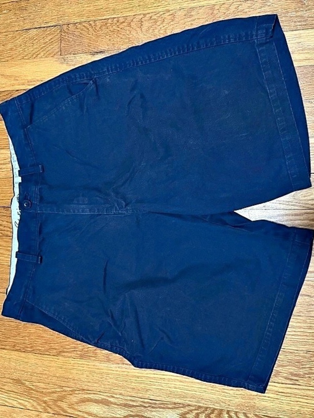 Jones New York Men's Blue Flat Front Shorts